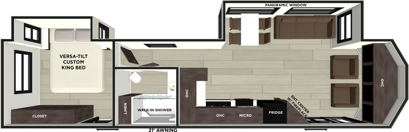 Wildwood Lodge 353FLFB Floorplan